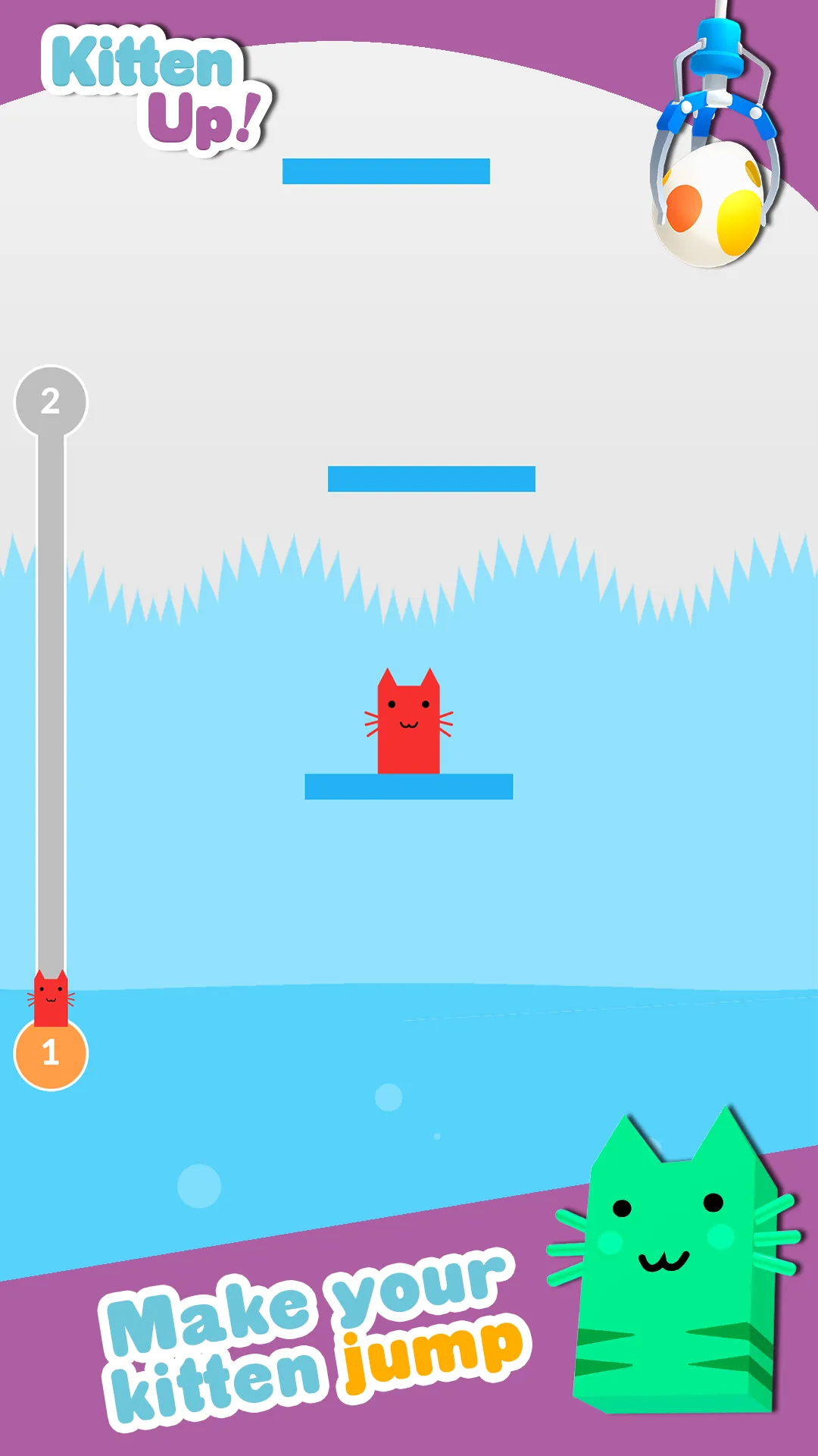 Kitten Up! Jump & Claw Games | Indus Appstore | Screenshot