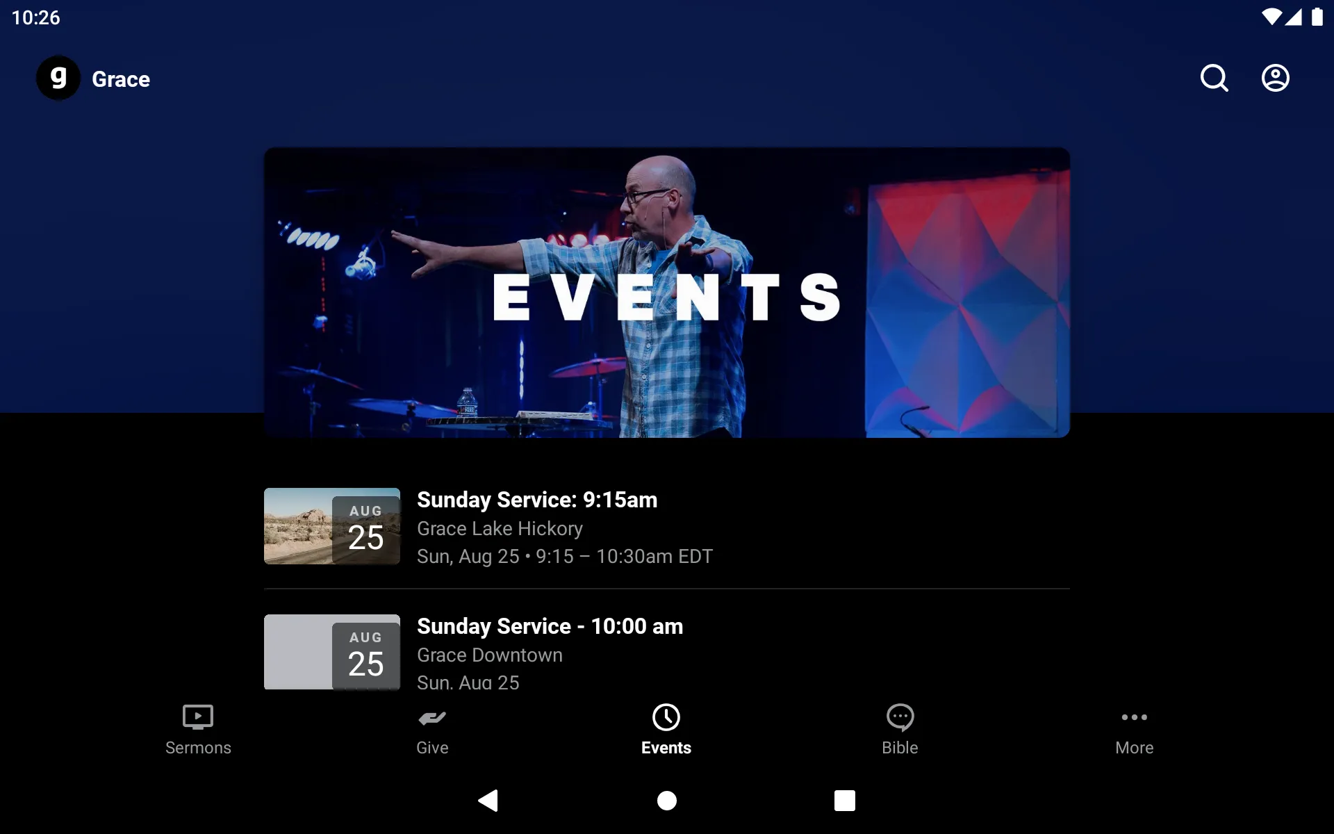 Grace Church Hickory | Indus Appstore | Screenshot