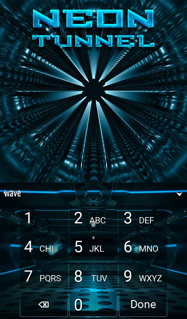 Tunnel Animated Keyboard | Indus Appstore | Screenshot