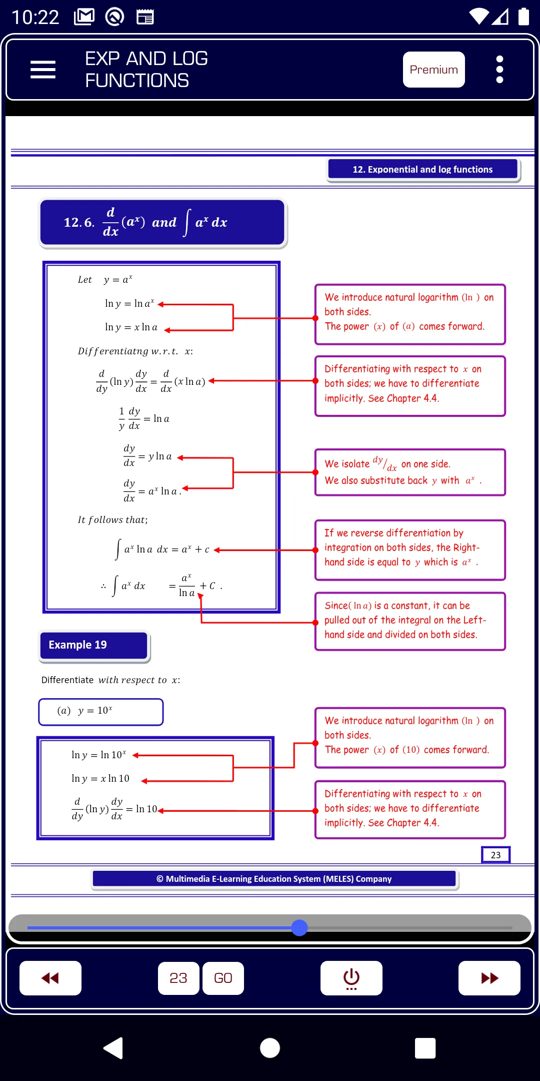 Exponential and Log functions | Indus Appstore | Screenshot