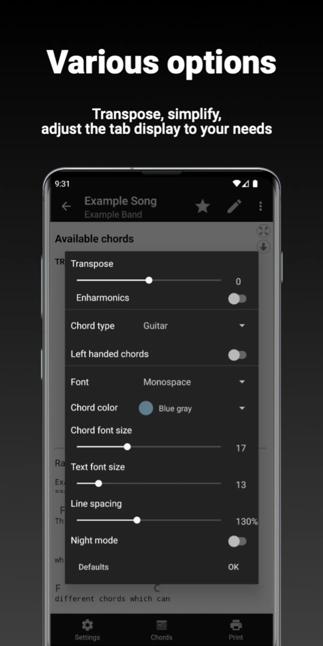 GuitarTab - Tabs and chords | Indus Appstore | Screenshot