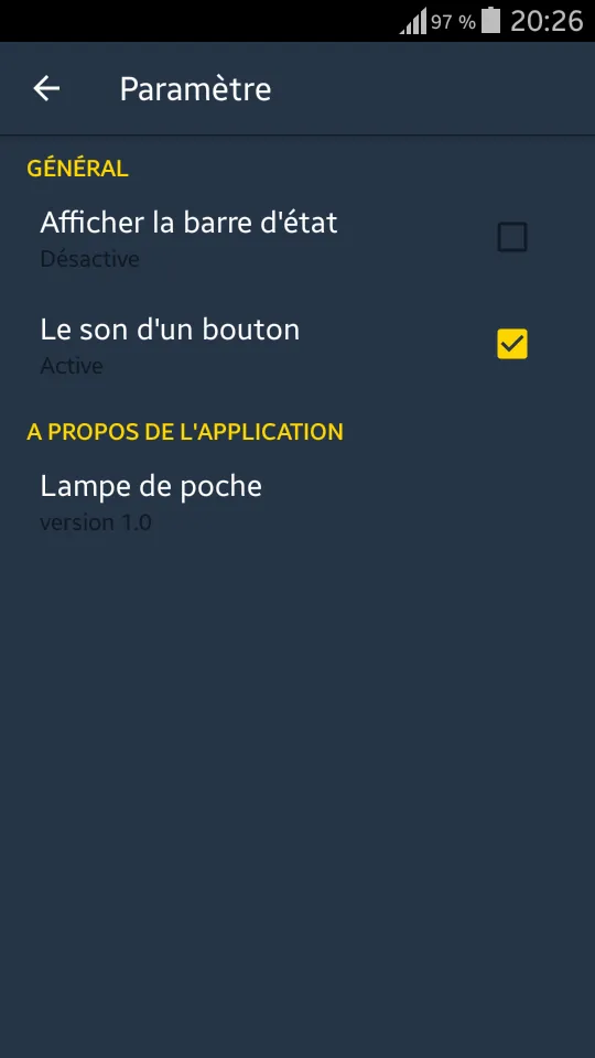 Lampe de poche | Indus Appstore | Screenshot