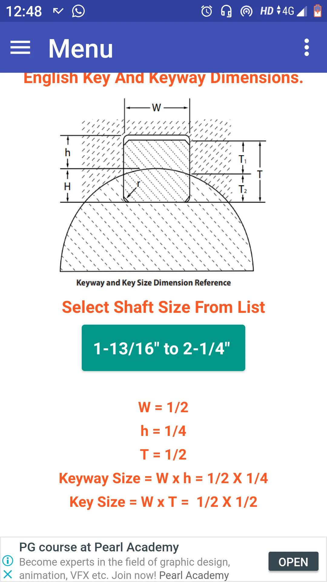 Shaft Key and Keyway | Indus Appstore | Screenshot