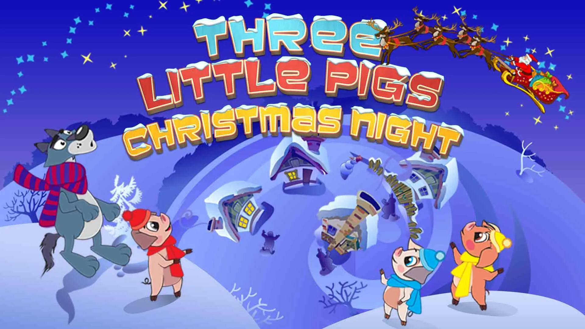 Three Little Pigs Xmas Story | Indus Appstore | Screenshot