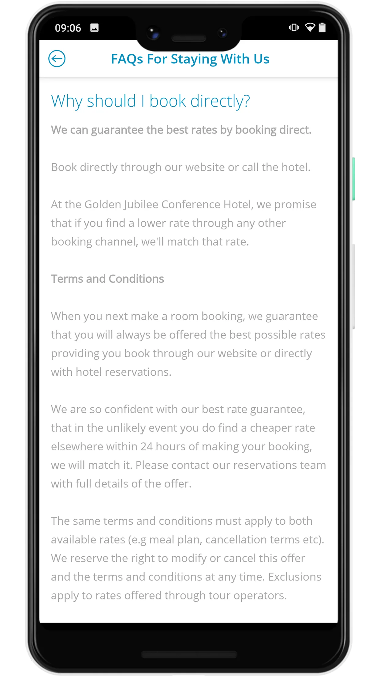 Golden Jubilee Hotel | Indus Appstore | Screenshot