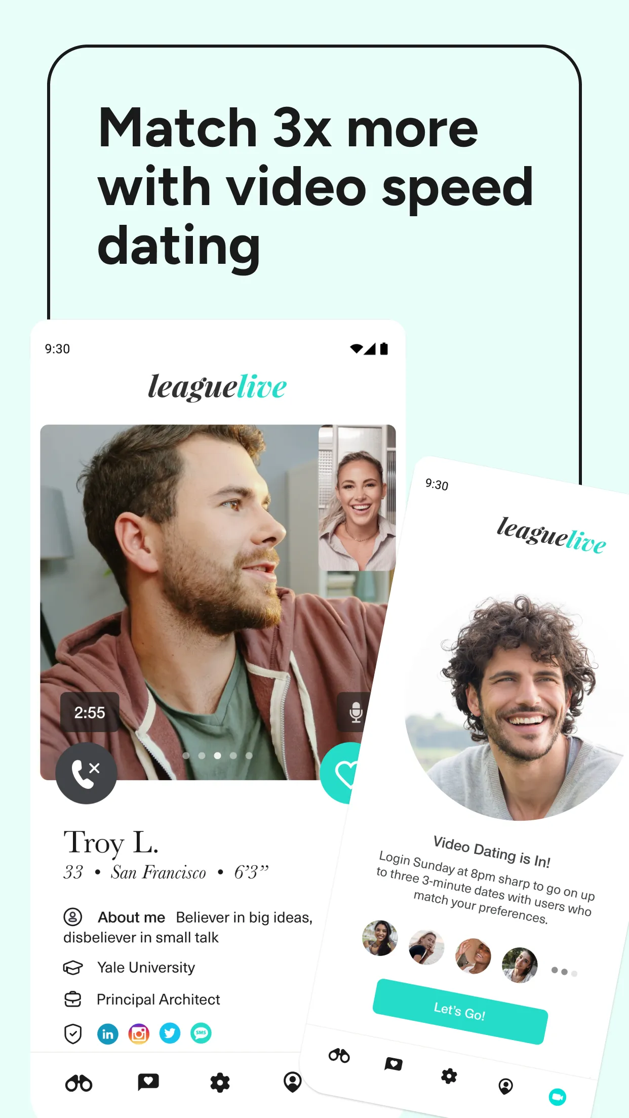 The League: Intelligent Dating | Indus Appstore | Screenshot