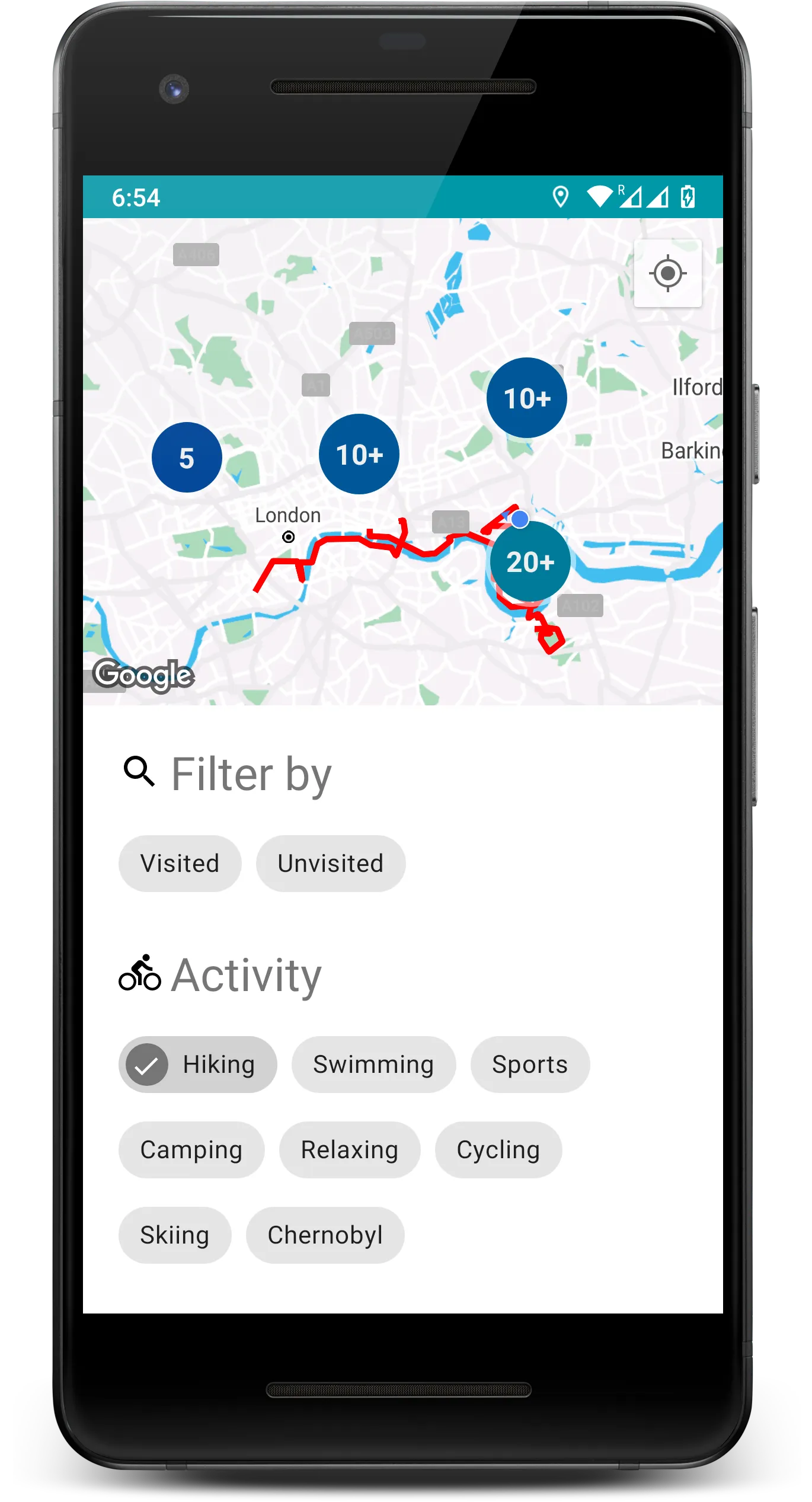 Moments Map: Hiking, Cycling | Indus Appstore | Screenshot