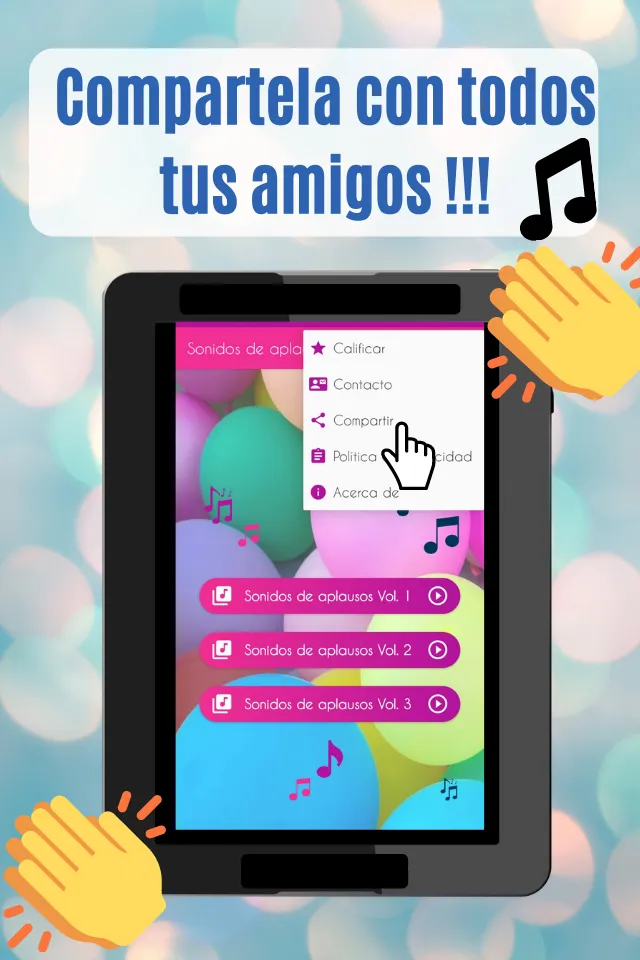 Sonidos de Aplausos. Manos. | Indus Appstore | Screenshot