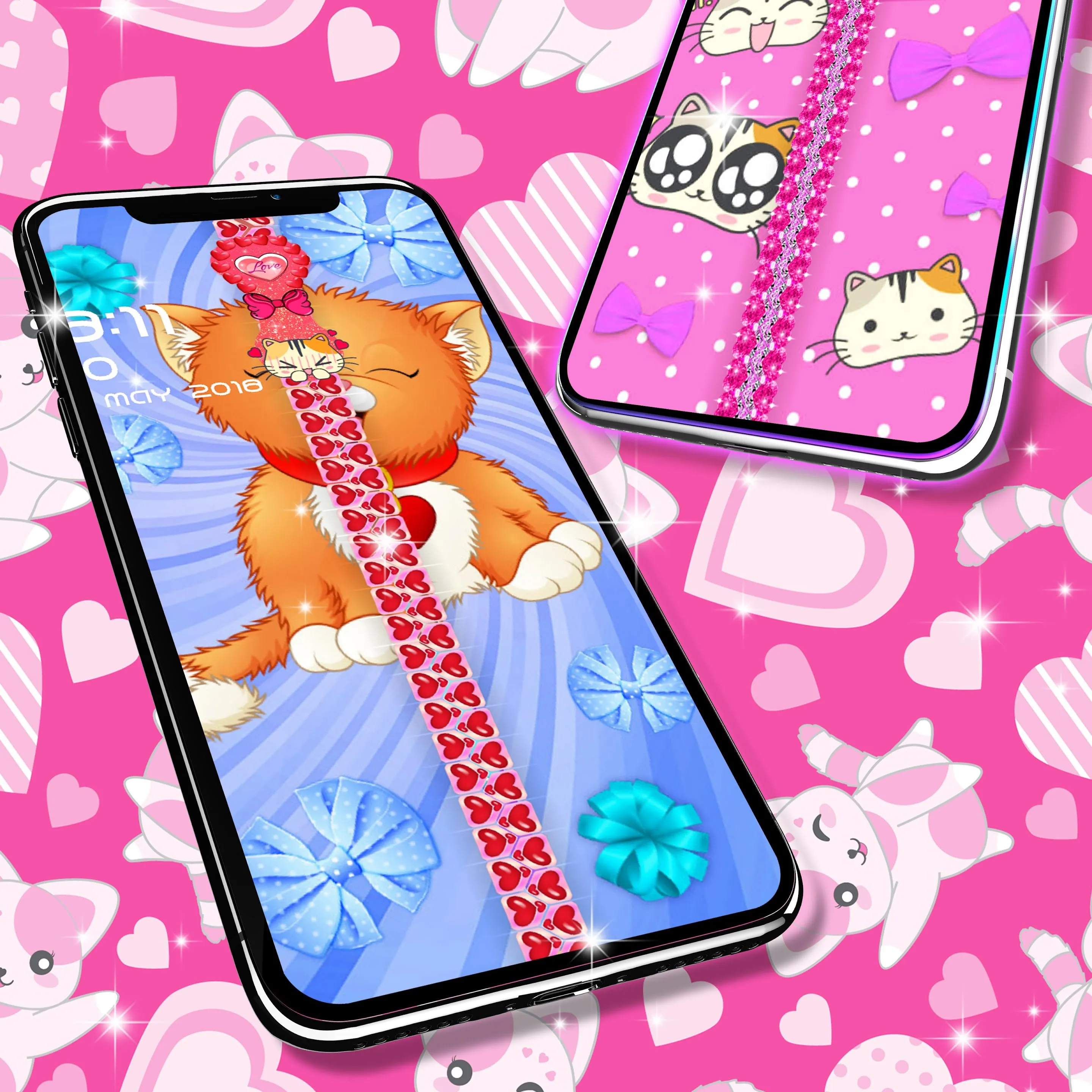 Kitty lock screen | Indus Appstore | Screenshot