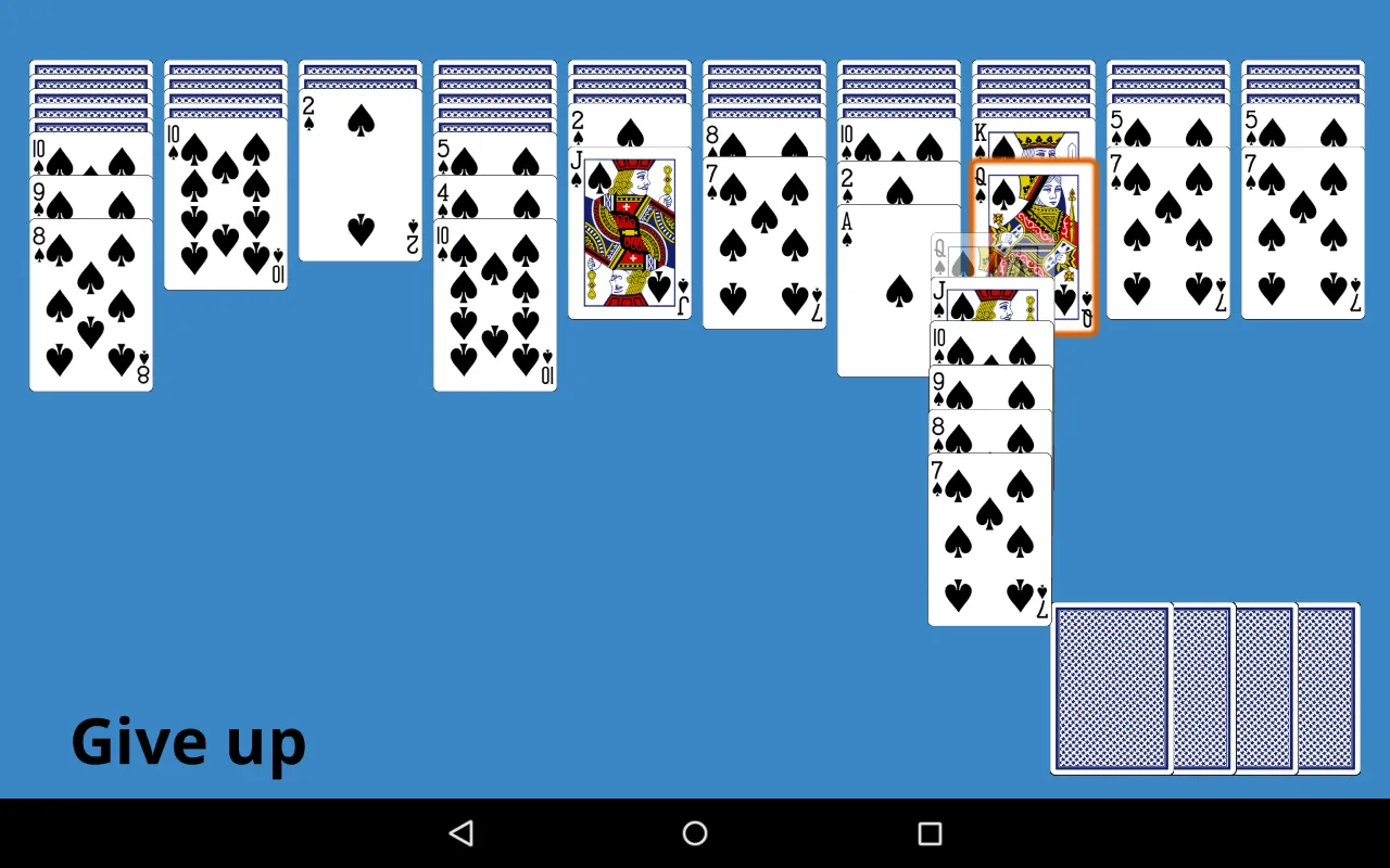 Classic Spider Solitaire | Indus Appstore | Screenshot