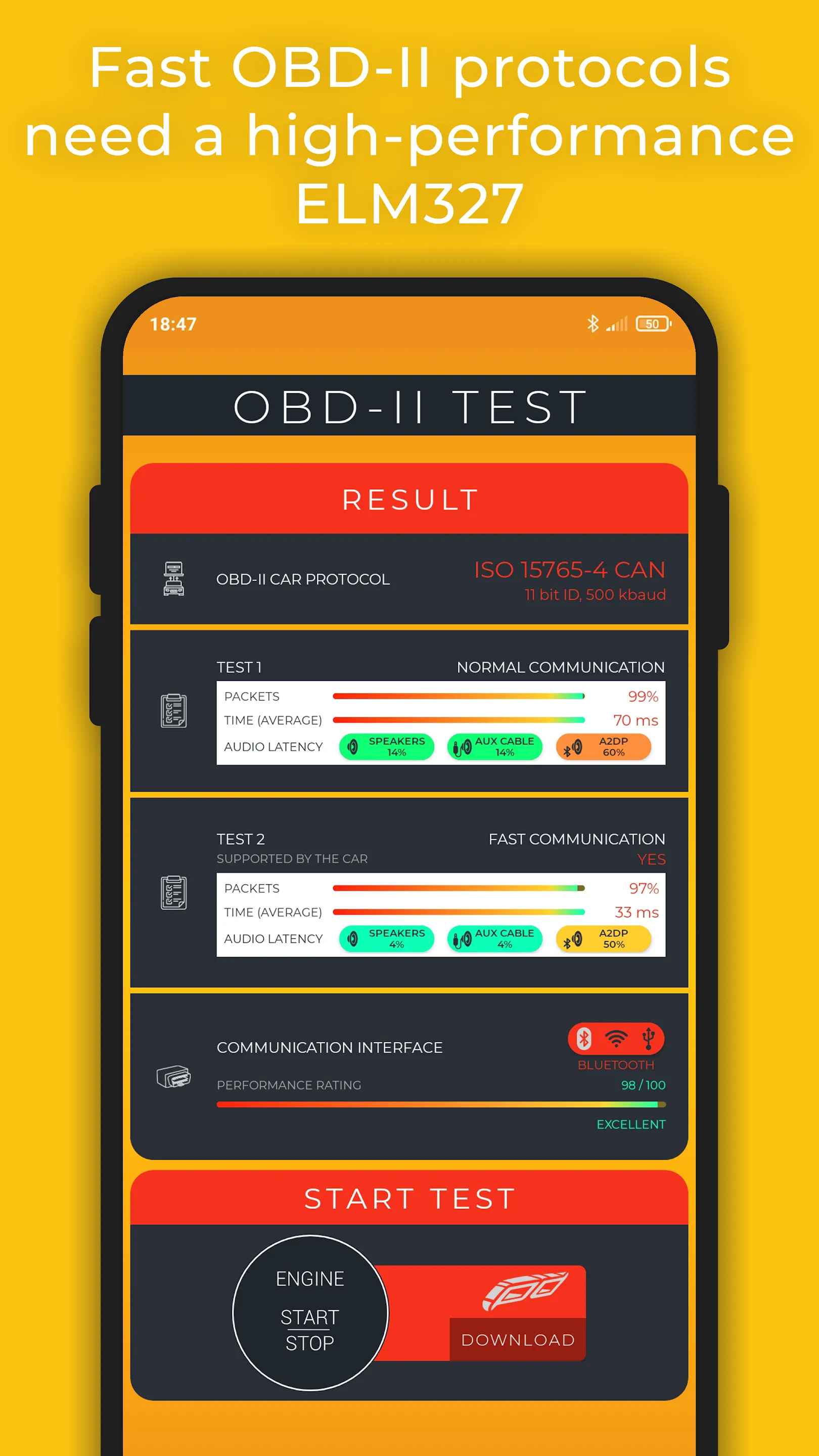 OBD2 Test (Potenza Drive) | Indus Appstore | Screenshot