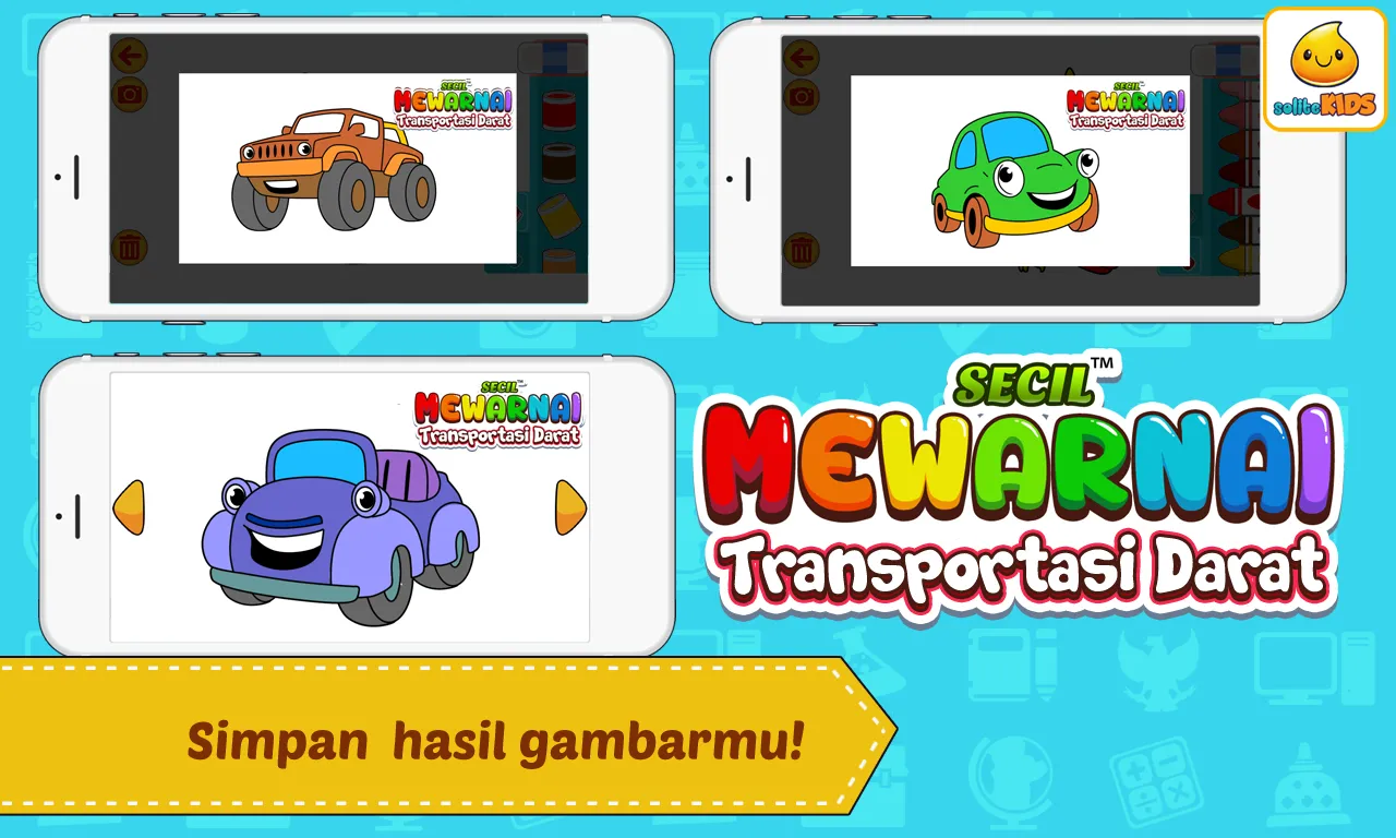 Mewarnai Mobil Kartun | Indus Appstore | Screenshot