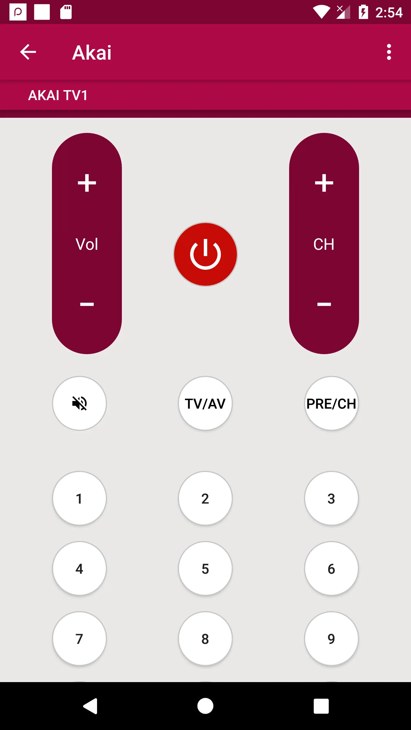 Universal Remote For Akai | Indus Appstore | Screenshot