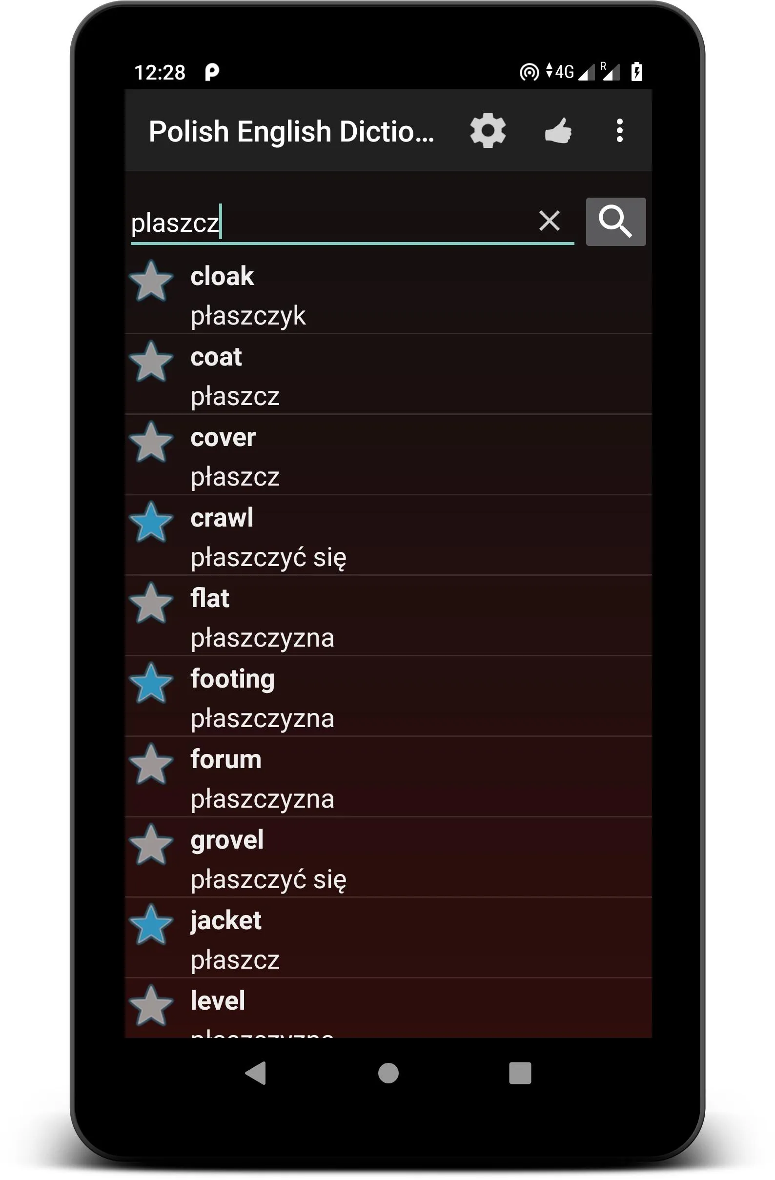 English Polish Dictionary OFFL | Indus Appstore | Screenshot