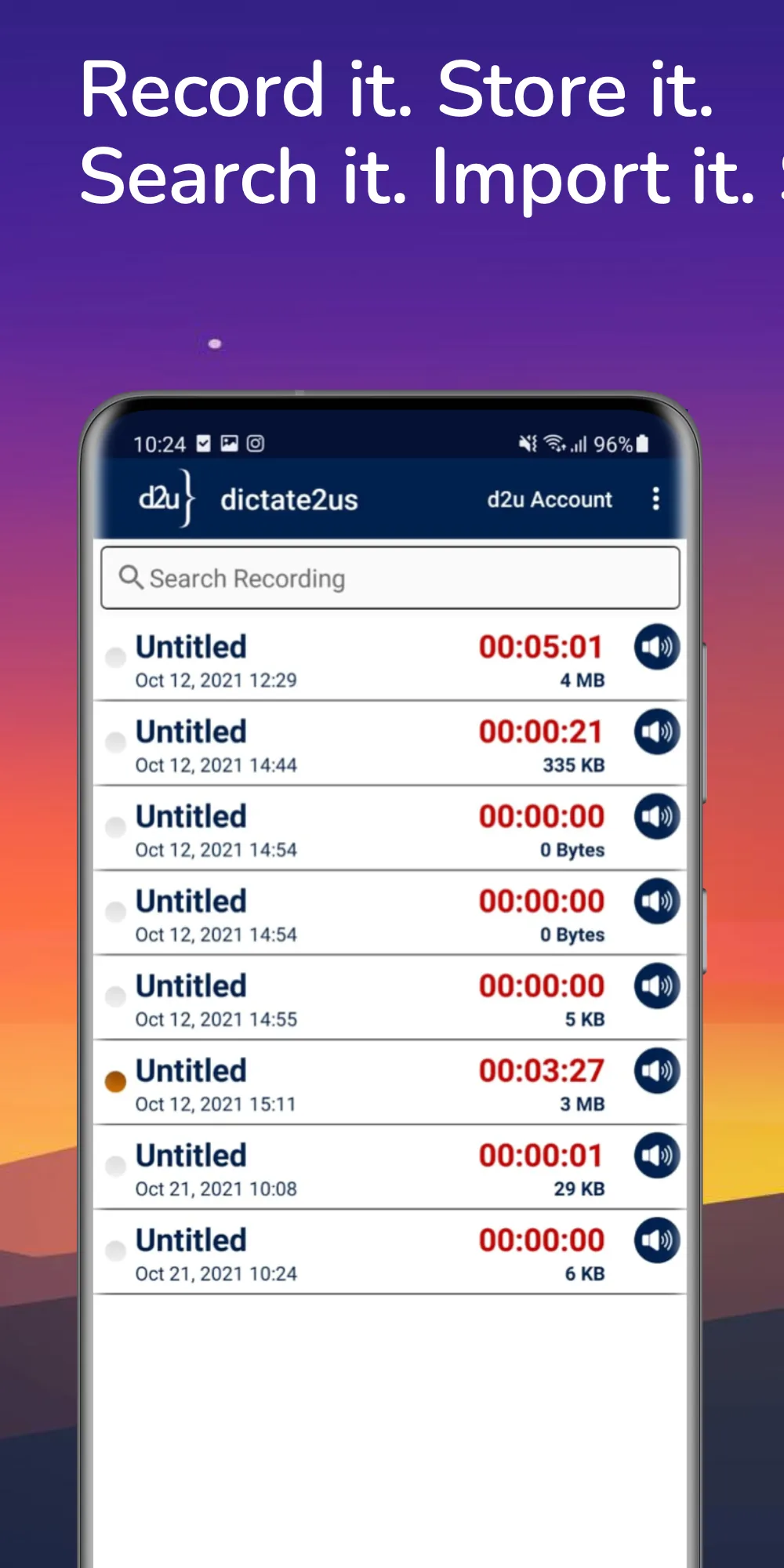 dictate2us Record & Transcribe | Indus Appstore | Screenshot