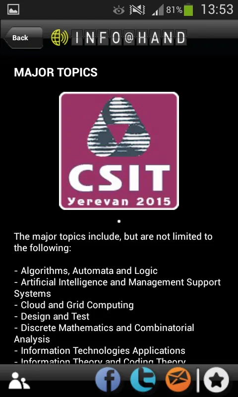 CSIT INFO@HAND | Indus Appstore | Screenshot