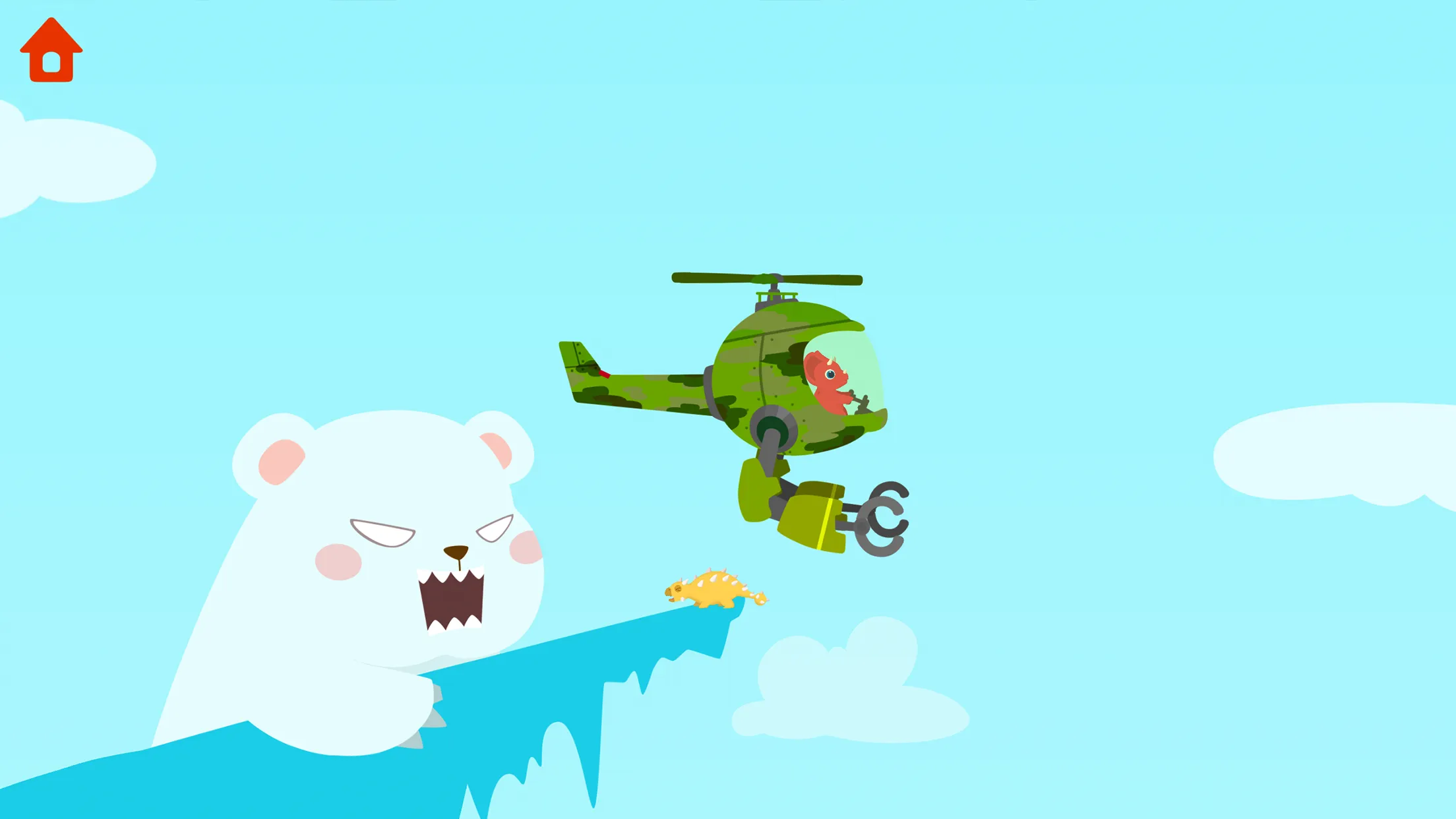 Dinosaur Helicopter Kids Games | Indus Appstore | Screenshot