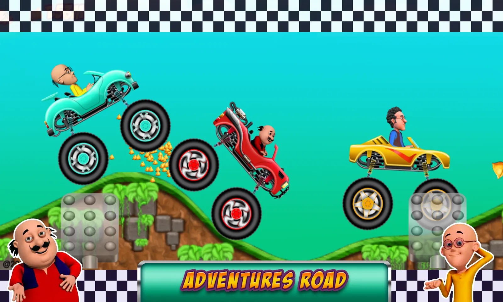 Motu Patlu Car Game 2 | Indus Appstore | Screenshot