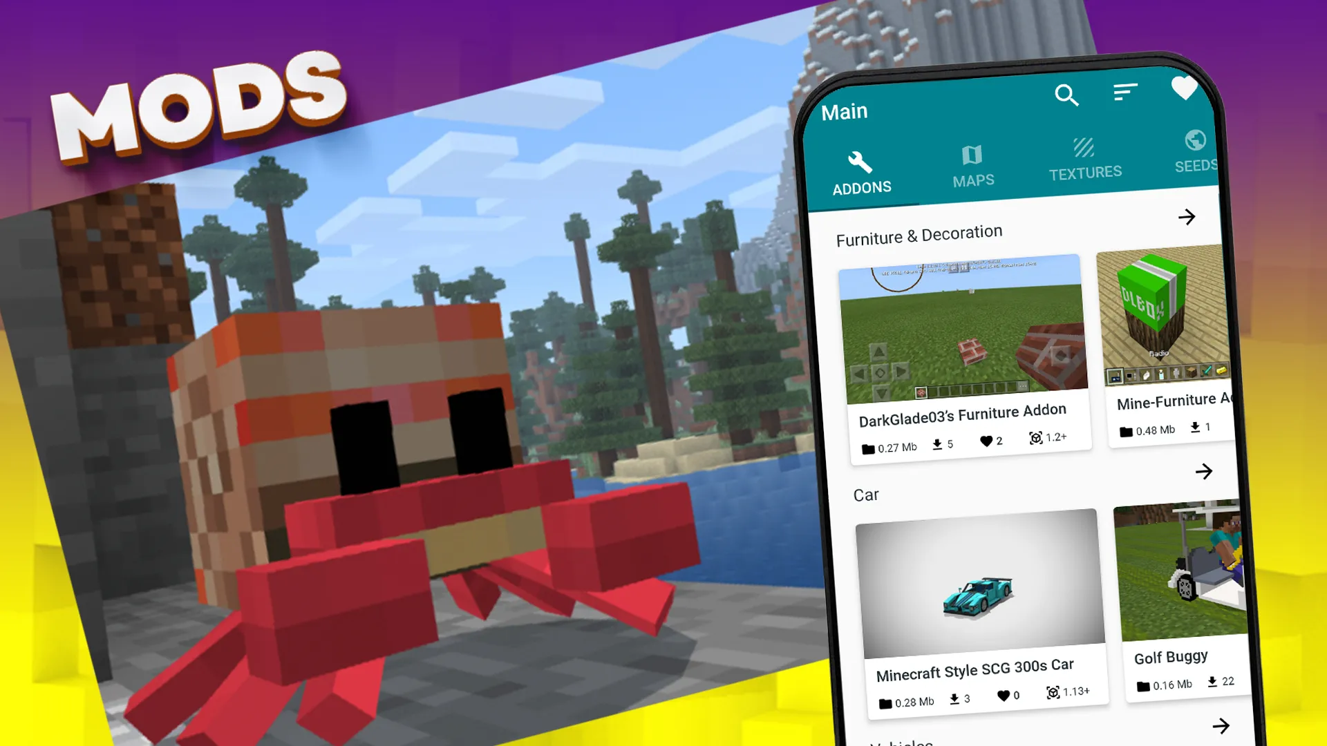 Mods, maps skins for Minecraft | Indus Appstore | Screenshot