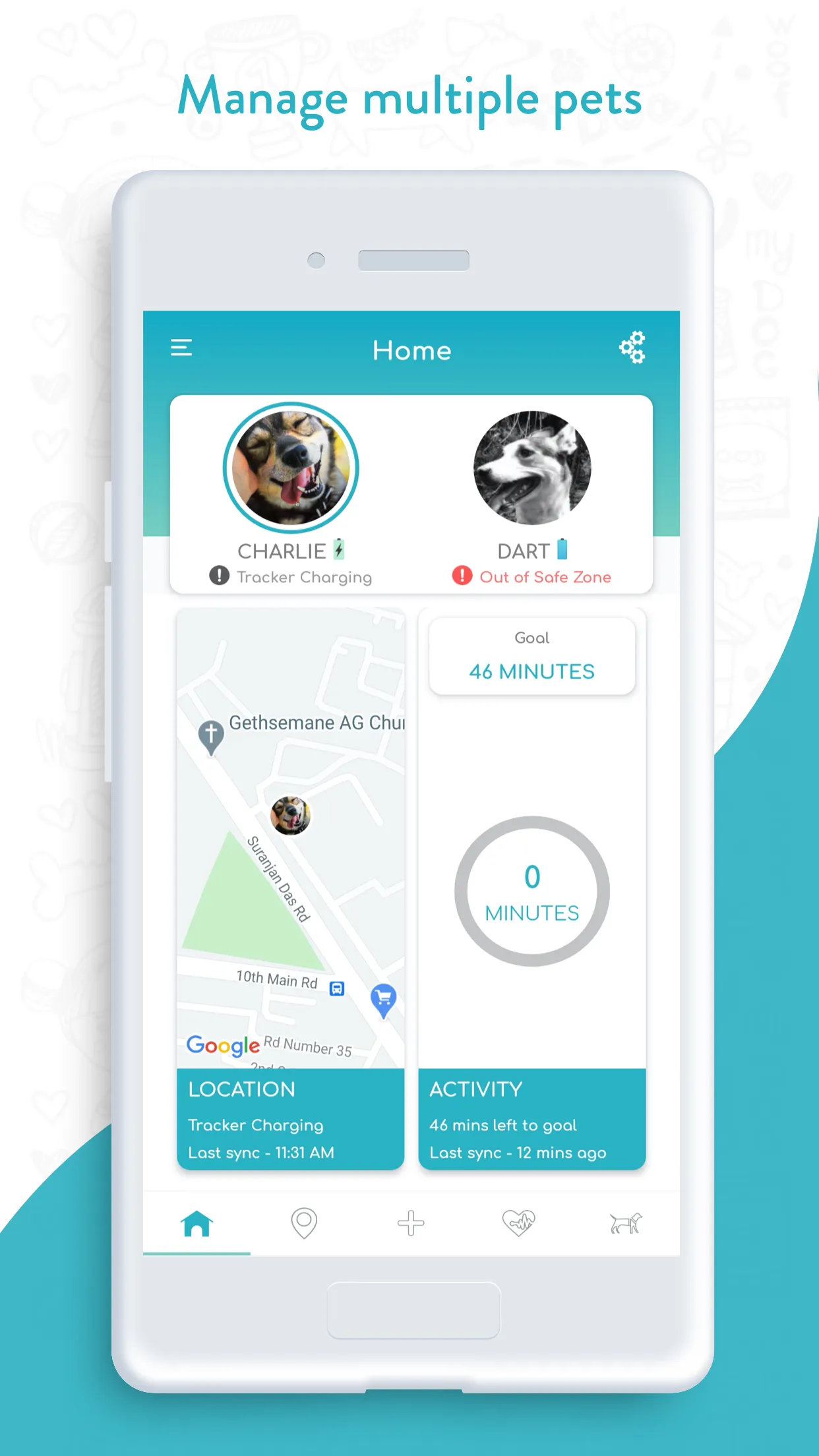 Wagr Pet GPS & Fitness Tracker | Indus Appstore | Screenshot