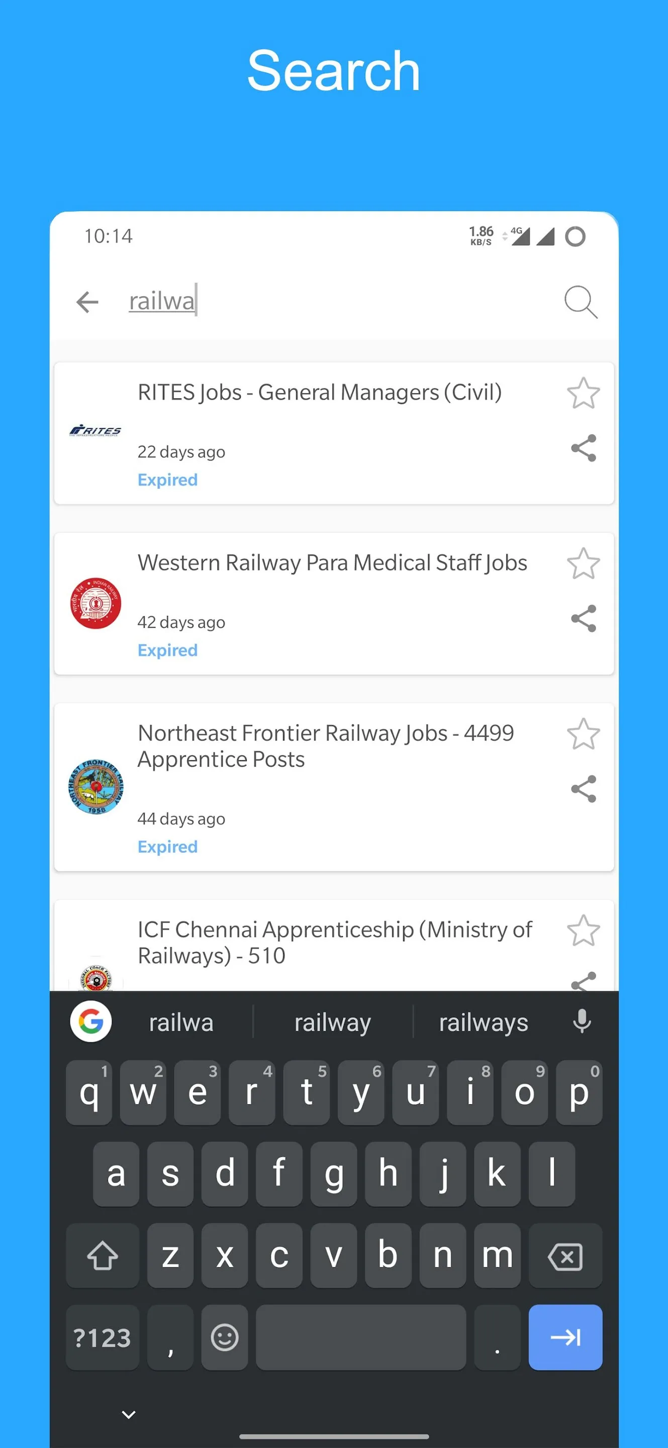 Daily Govt Job Alerts Sarkari | Indus Appstore | Screenshot