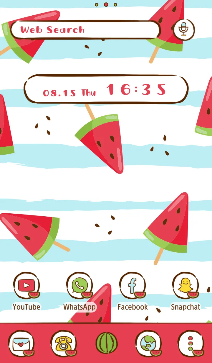 Watermelon Breeze Theme | Indus Appstore | Screenshot