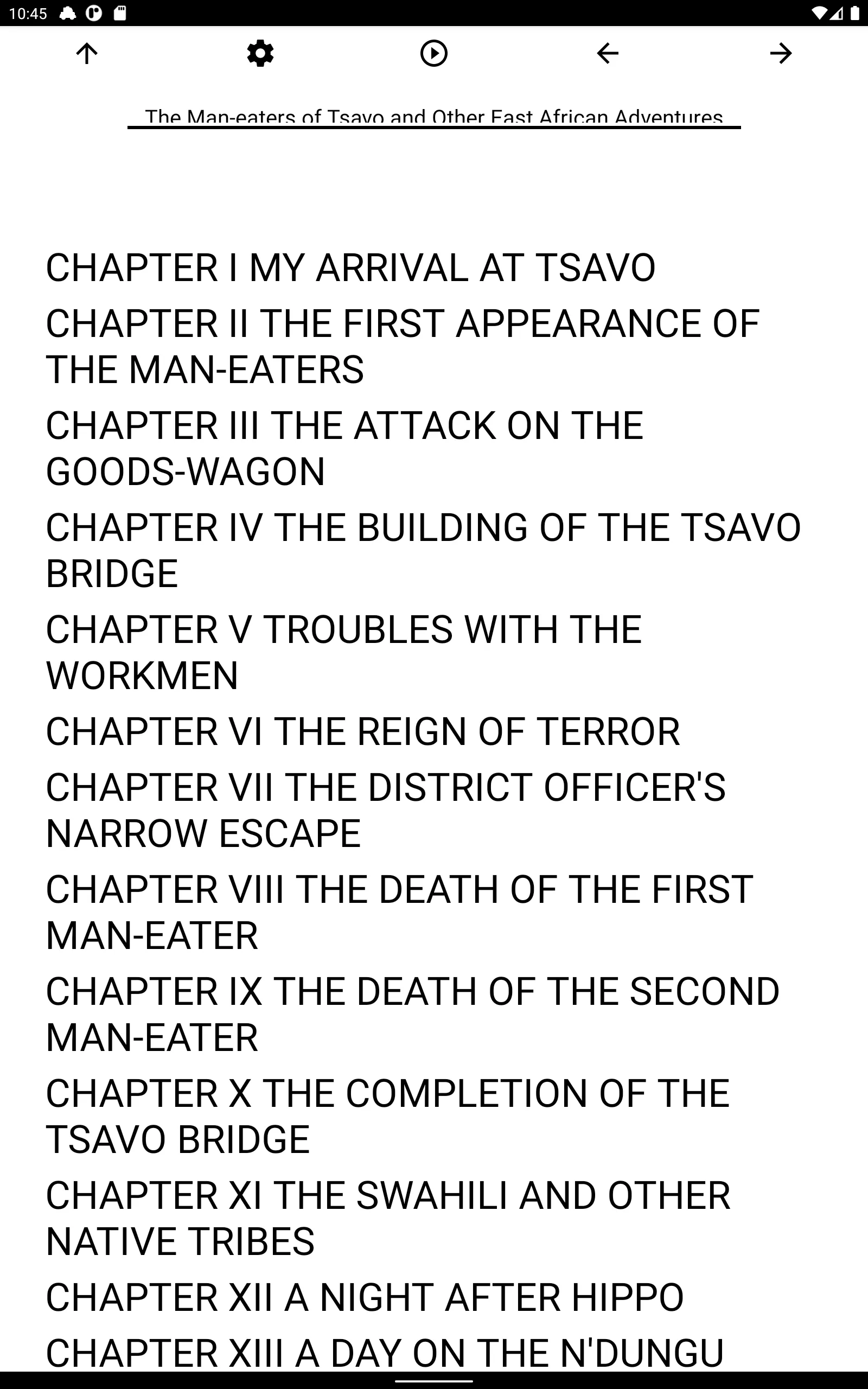 Book, The Man-eaters of Tsavo  | Indus Appstore | Screenshot