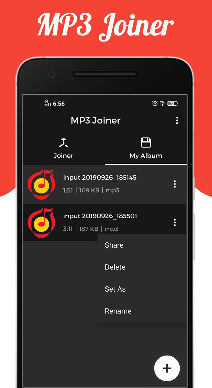 MP3 Merger : Audio Joiner | Indus Appstore | Screenshot