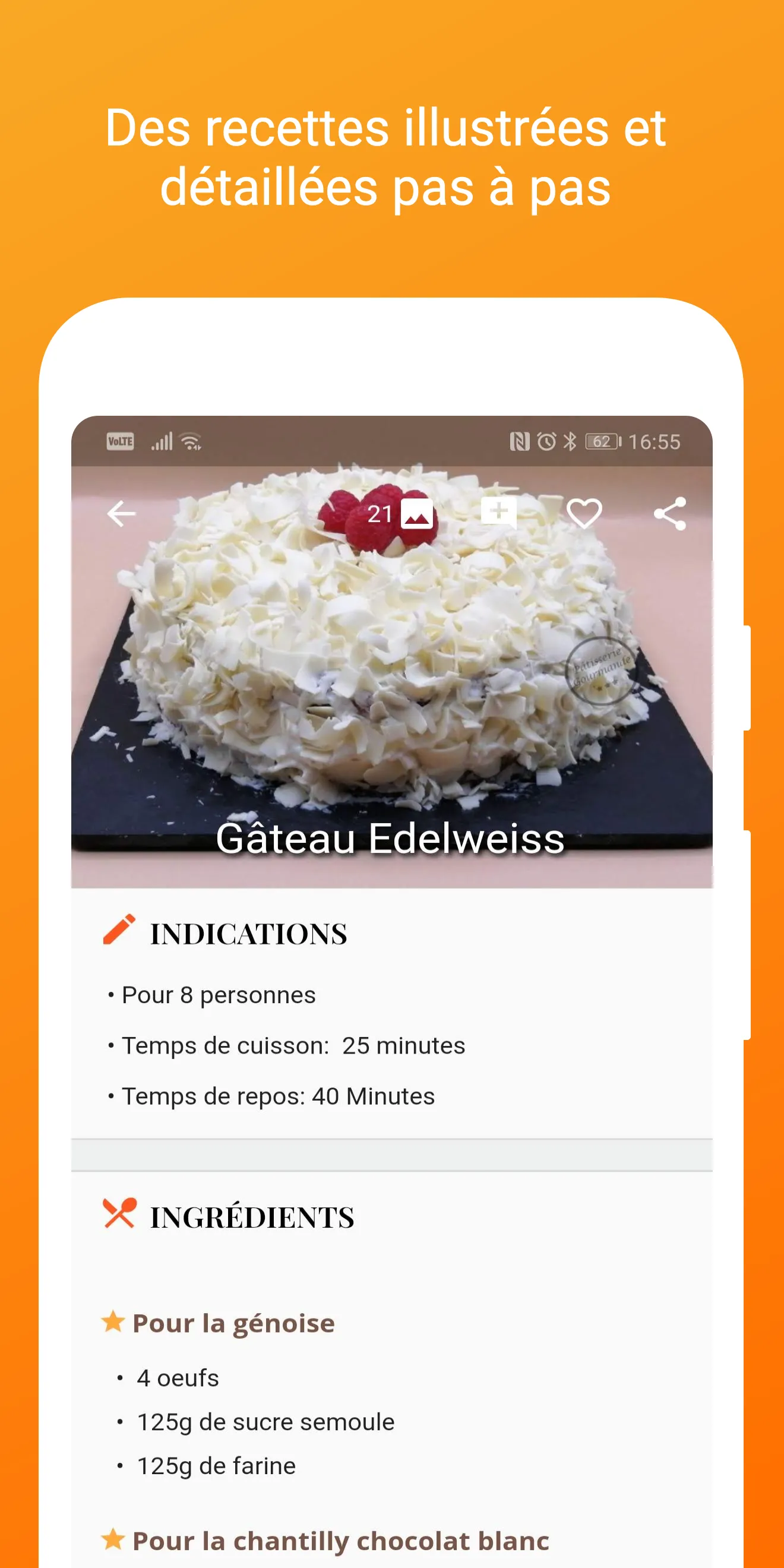 Pâtisserie Gourmande : Recette | Indus Appstore | Screenshot