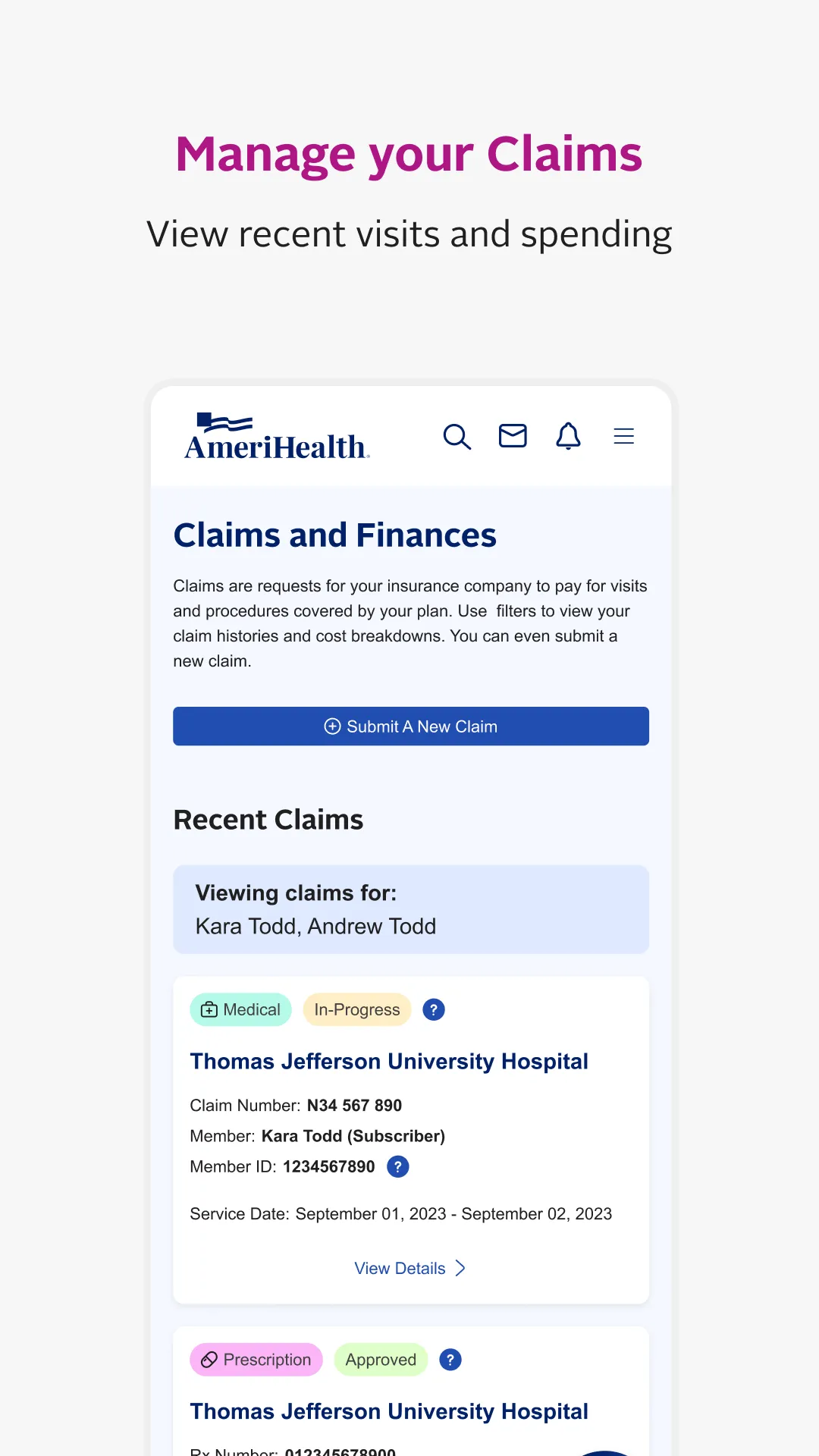 AmeriHealth | Indus Appstore | Screenshot