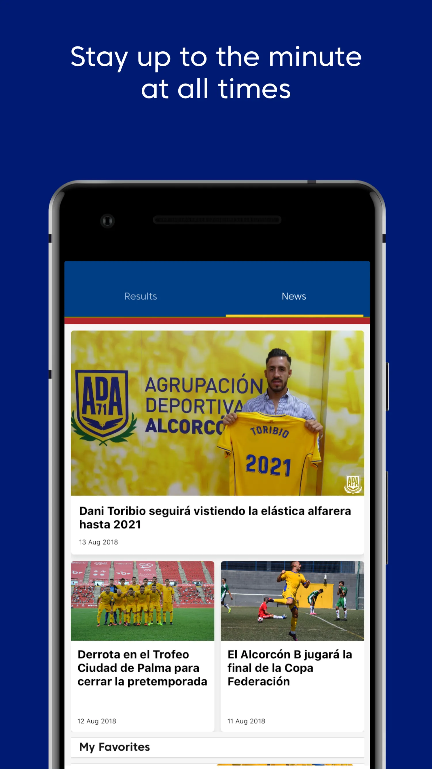 AD Alcorcón - Official App | Indus Appstore | Screenshot