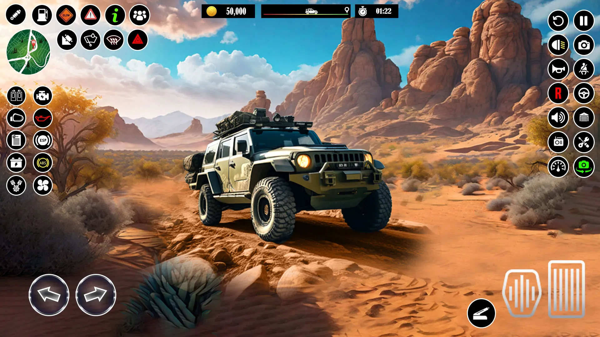 Offroad 4x4 Jeep Rally Driving | Indus Appstore | Screenshot