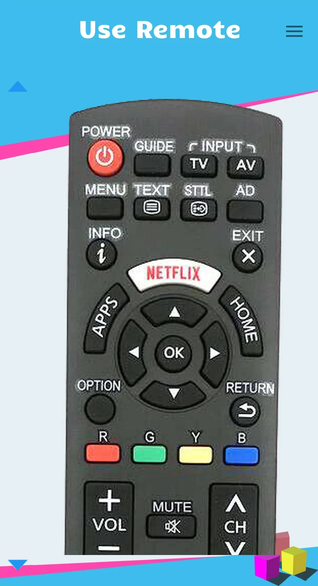 Remote for Panasonic Smart TV | Indus Appstore | Screenshot