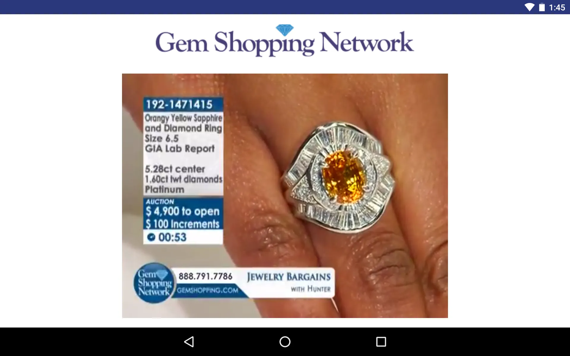 Gem Shopping Network | Indus Appstore | Screenshot