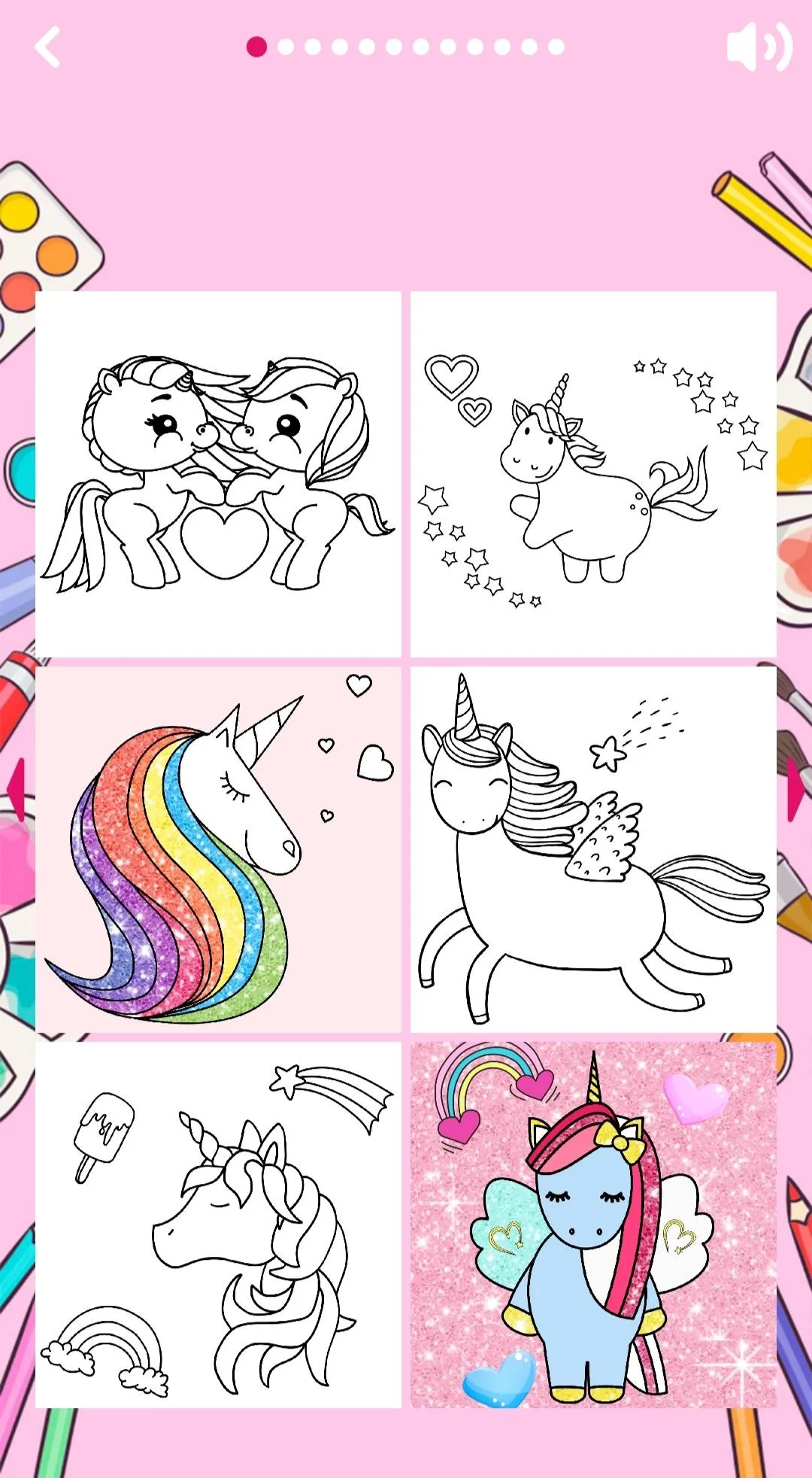 Unicorn Coloring Book | Indus Appstore | Screenshot