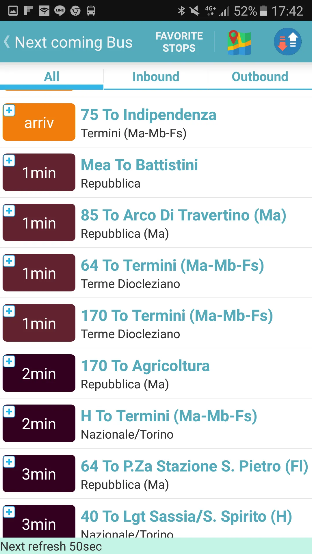 Rome Bus Realtime Tracker | Indus Appstore | Screenshot