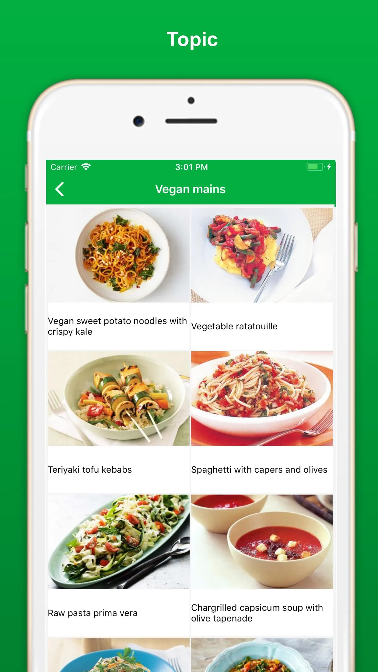 Vegan & Vegetarian Recipes - H | Indus Appstore | Screenshot