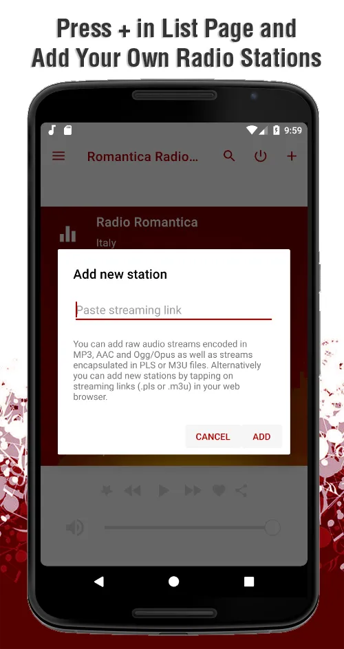 Romantica Radio Stations | Indus Appstore | Screenshot