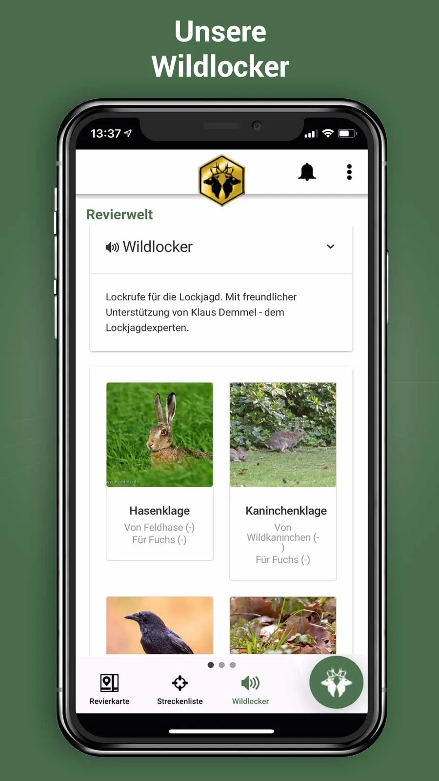 REVIERWELT: Wildkameras | Indus Appstore | Screenshot