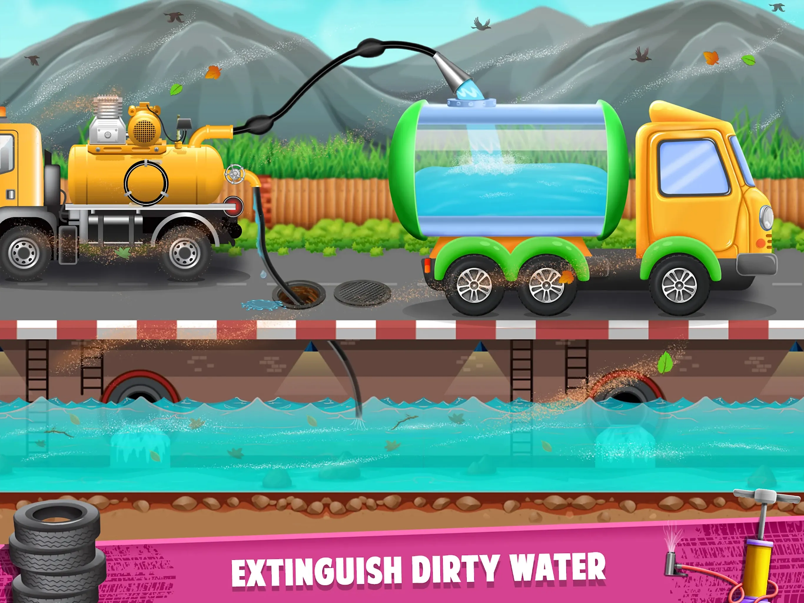 Road Cleaner Truck Driving | Indus Appstore | Screenshot