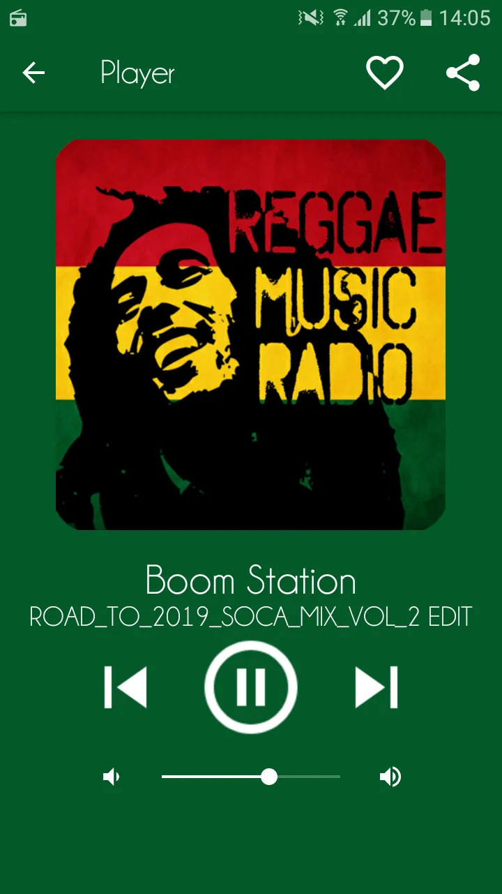 Reggae Music Radio | Indus Appstore | Screenshot