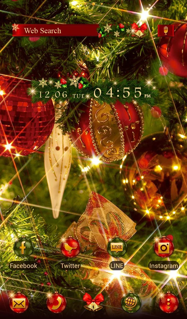 Twinkly Xmas Theme +HOME | Indus Appstore | Screenshot