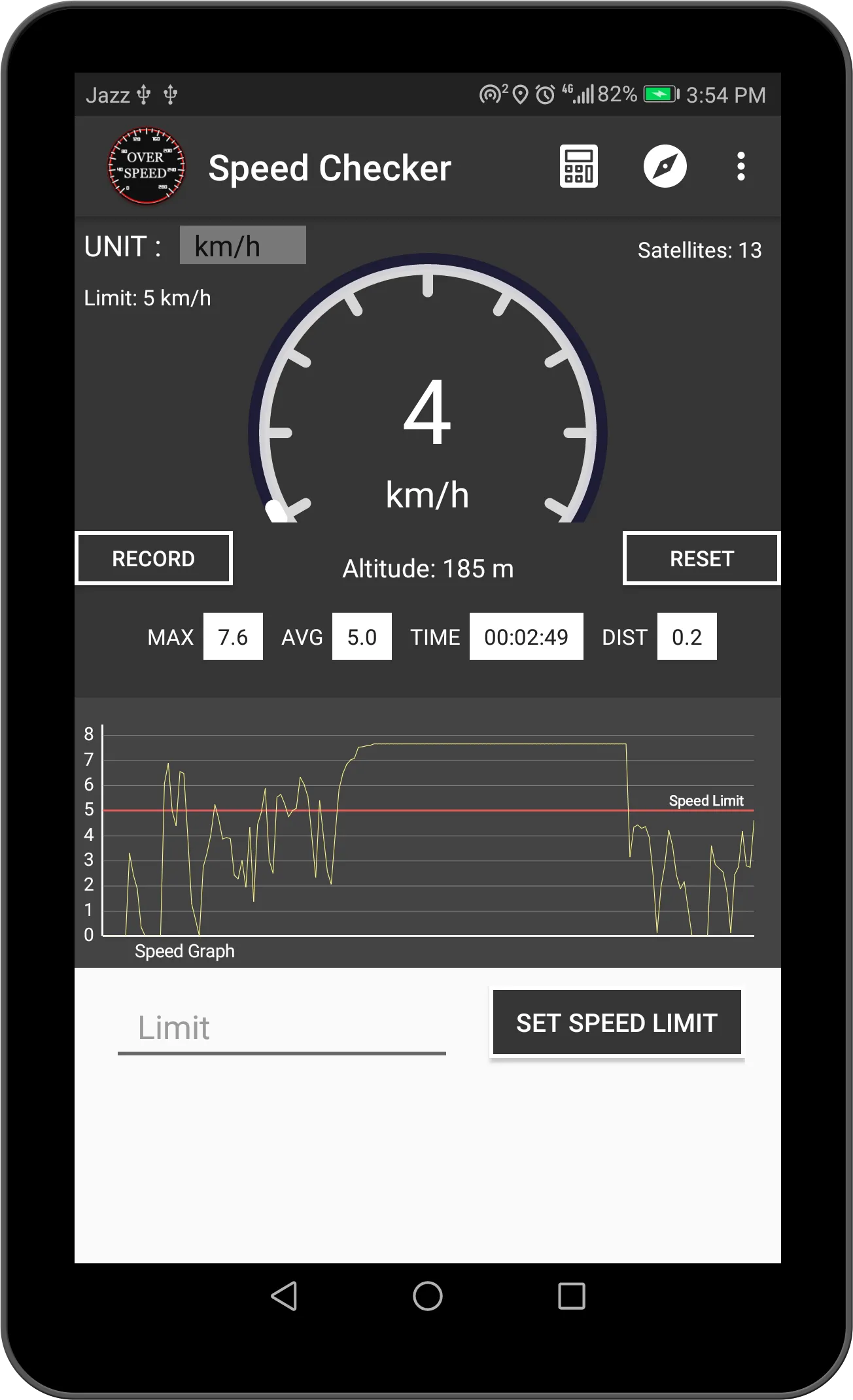 Speed Meter Over Speed Check | Indus Appstore | Screenshot