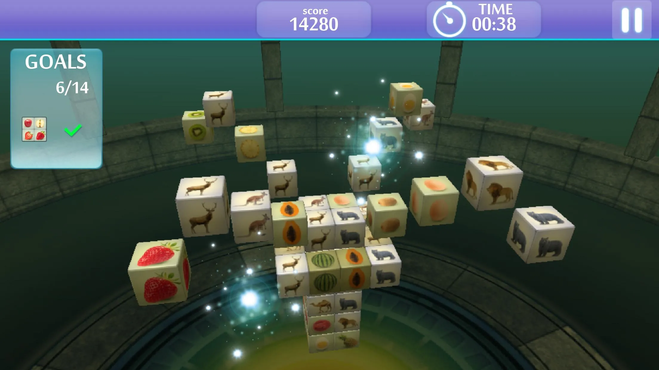 Mahjong Solitaire 3d : Animal  | Indus Appstore | Screenshot