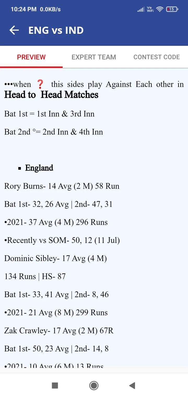 Stats Guruji - Prediction Cric | Indus Appstore | Screenshot