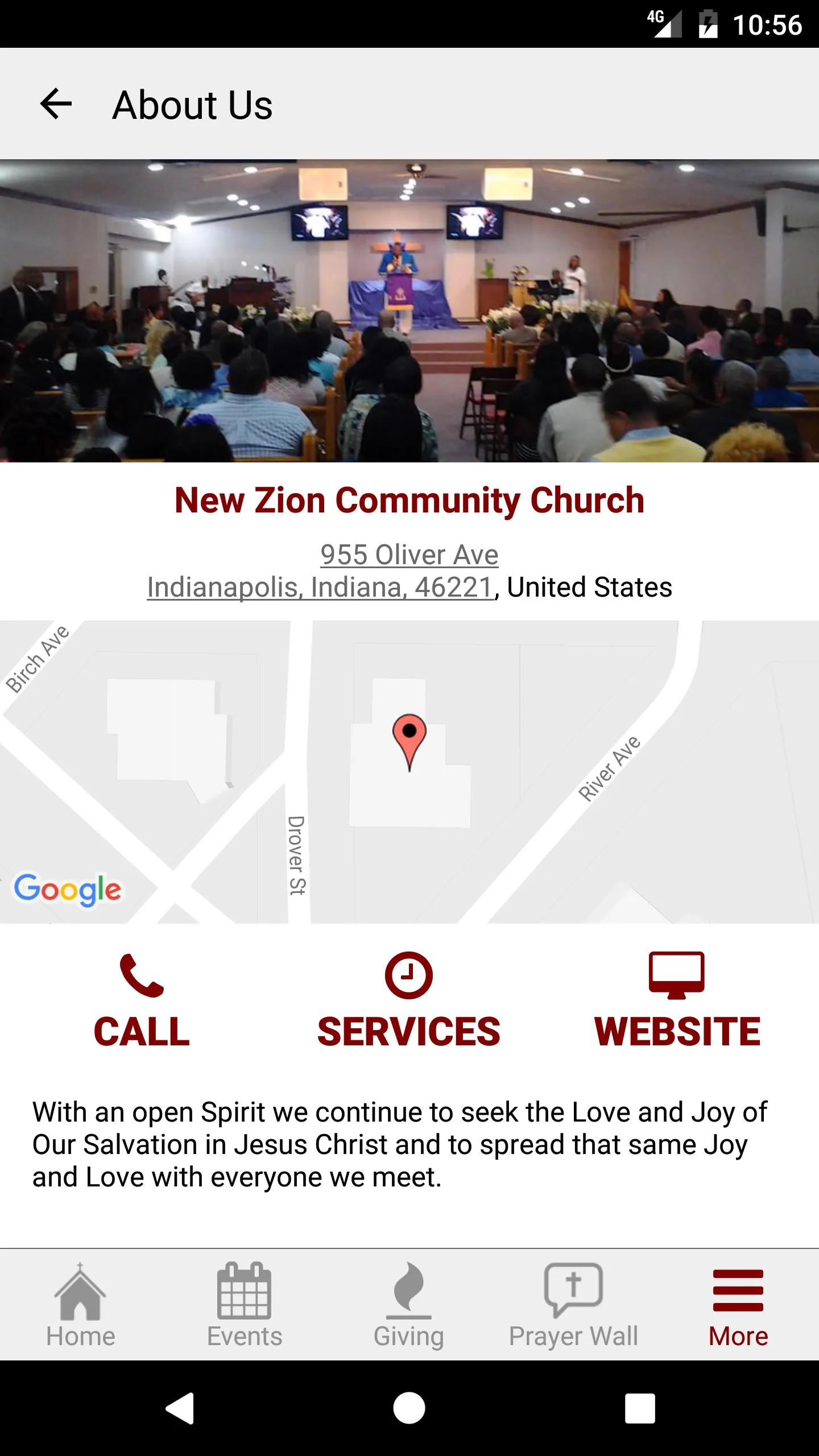 New Zion Community Church | Indus Appstore | Screenshot