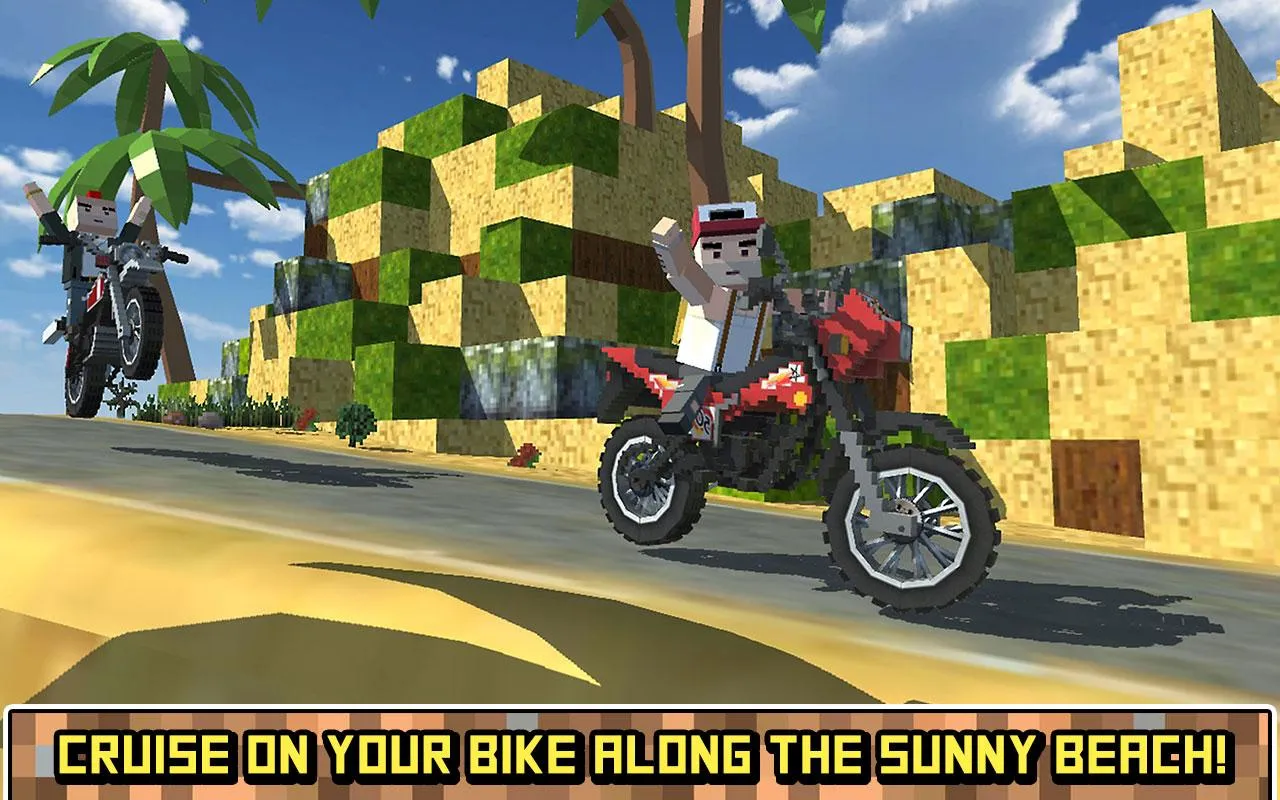 Blocky Motorbike Summer Breeze | Indus Appstore | Screenshot