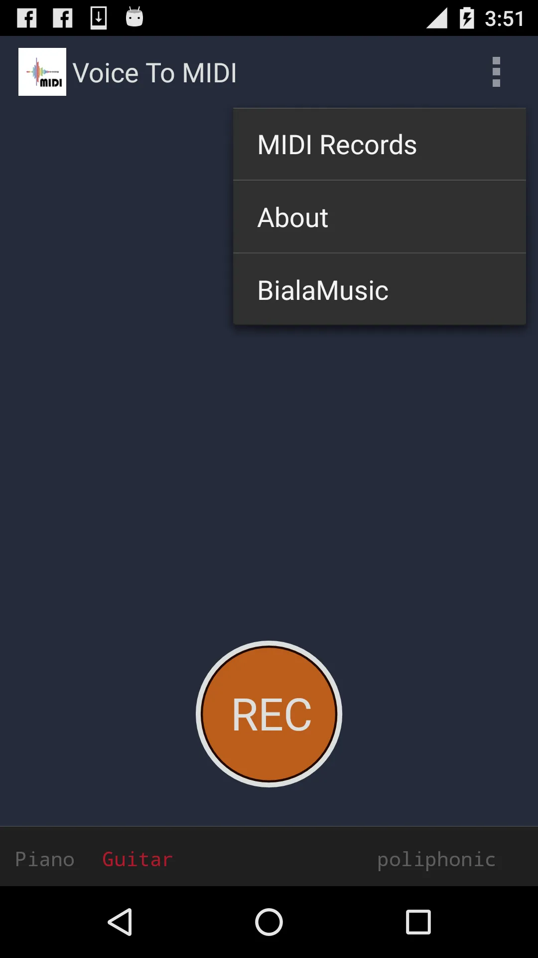 Voice to MIDI | Indus Appstore | Screenshot