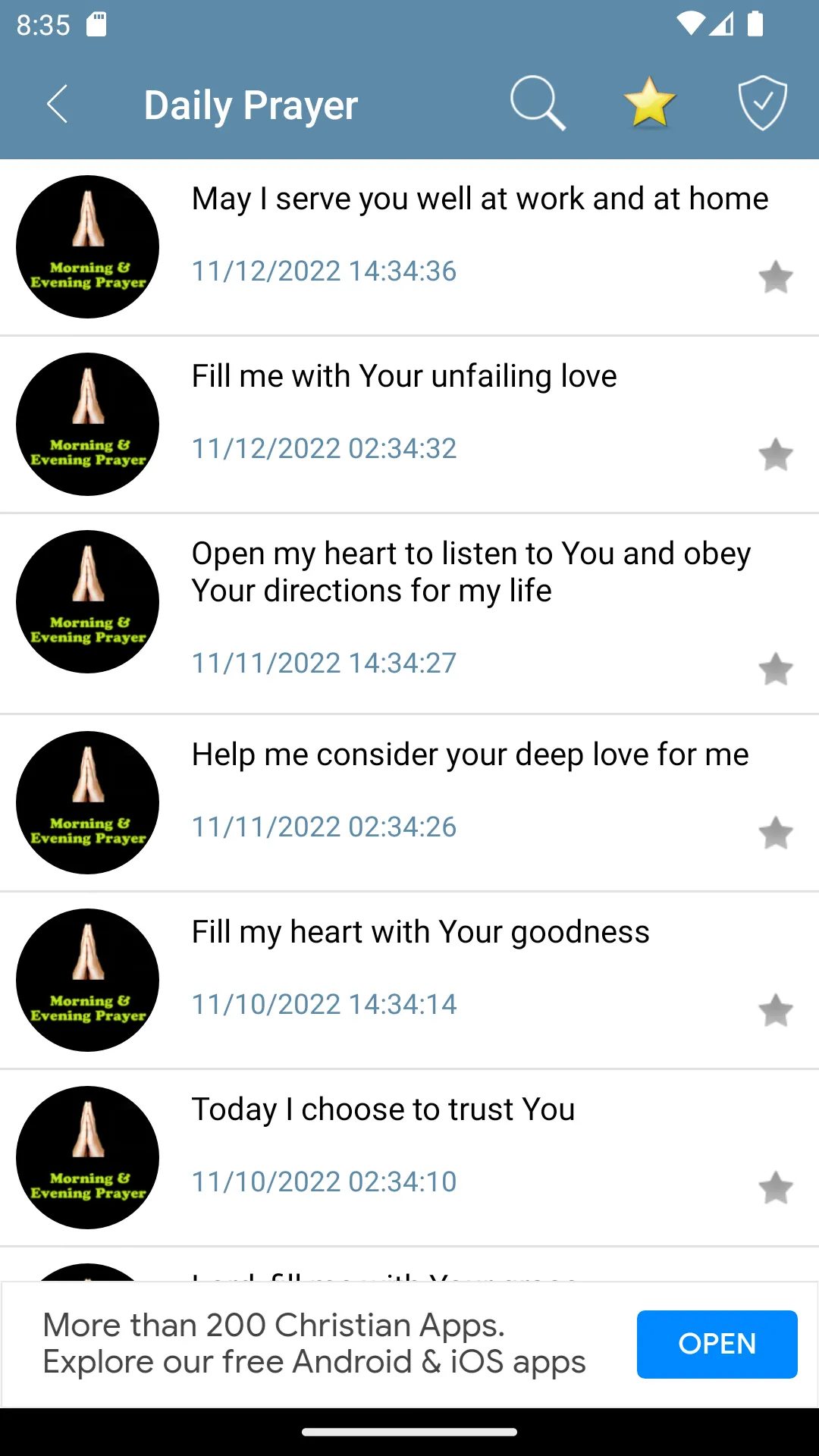 Morning & Evening Prayers | Indus Appstore | Screenshot