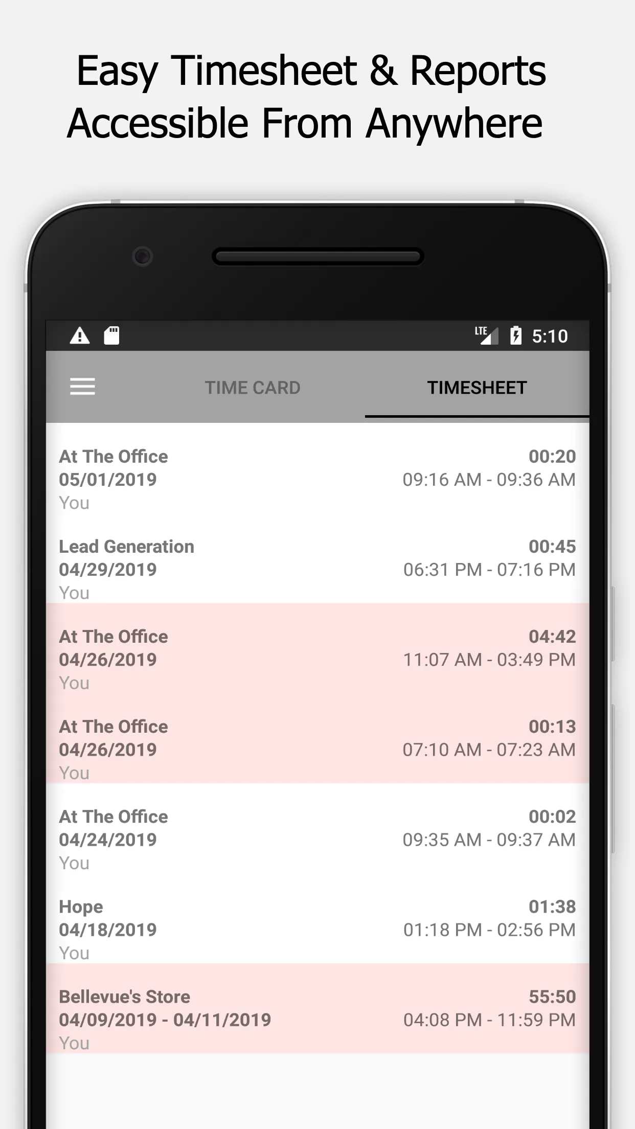 GPS Time & Mileage Tracking | Indus Appstore | Screenshot